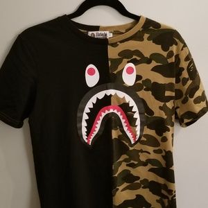 Bape shark tee